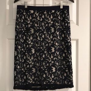 NWT Club Monaco lace skirt size 10